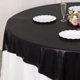 thumbnail image 3 of BalsaCircle 72x72 in Black Glitter Sequin Dots Polyester Square Table Overlay Wedding Party Events Decorations, 3 of 8