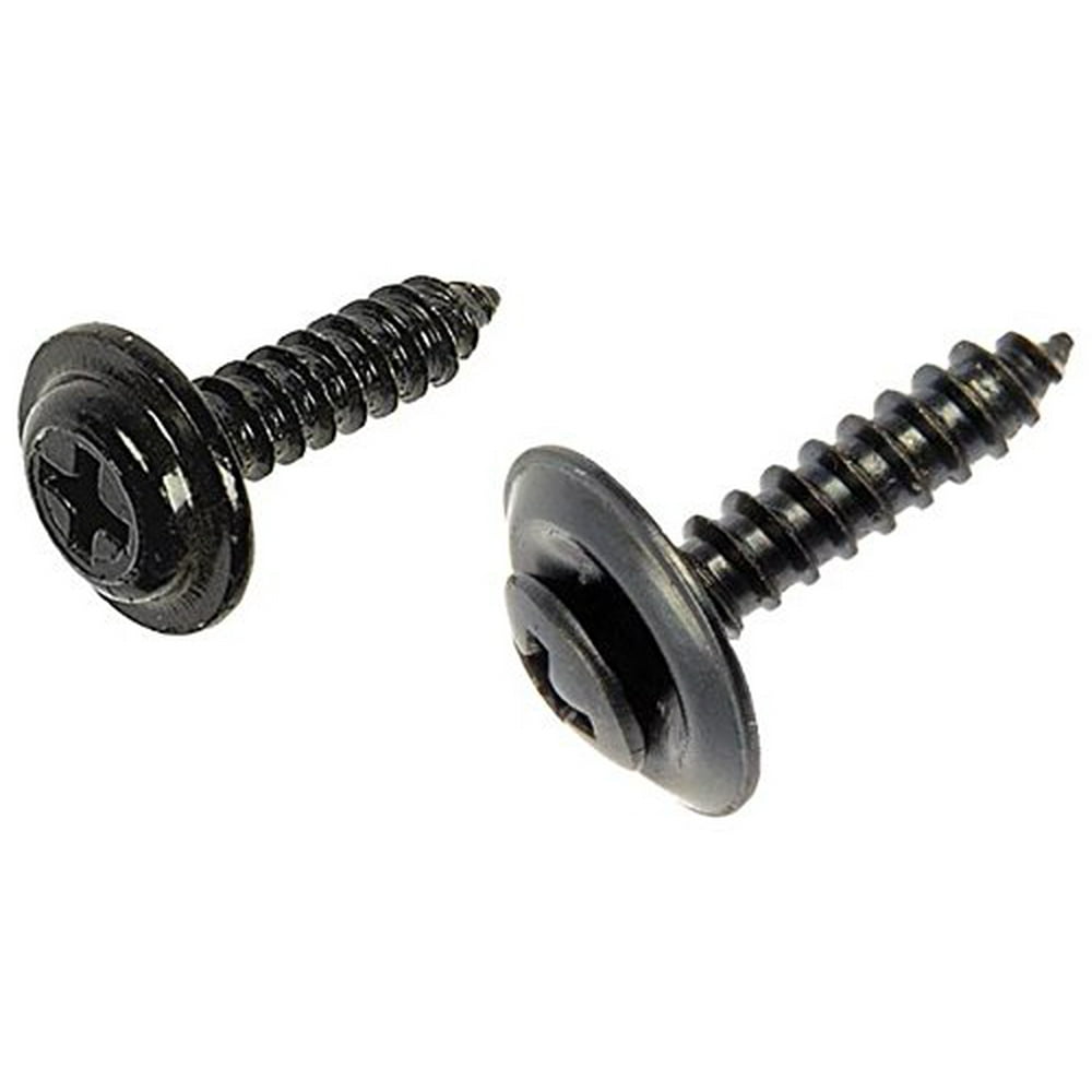 Dorman 961021 Assorted Black Trim Screw, (Pack of 6)