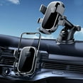thumbnail image 3 of Ckraxd Car Phone Holder Vent Mount Adjustable ABS Multi-Function Bracket for Dashboard Navigation and Charging Compatible with 4-7 Inch Phones, 3 of 3