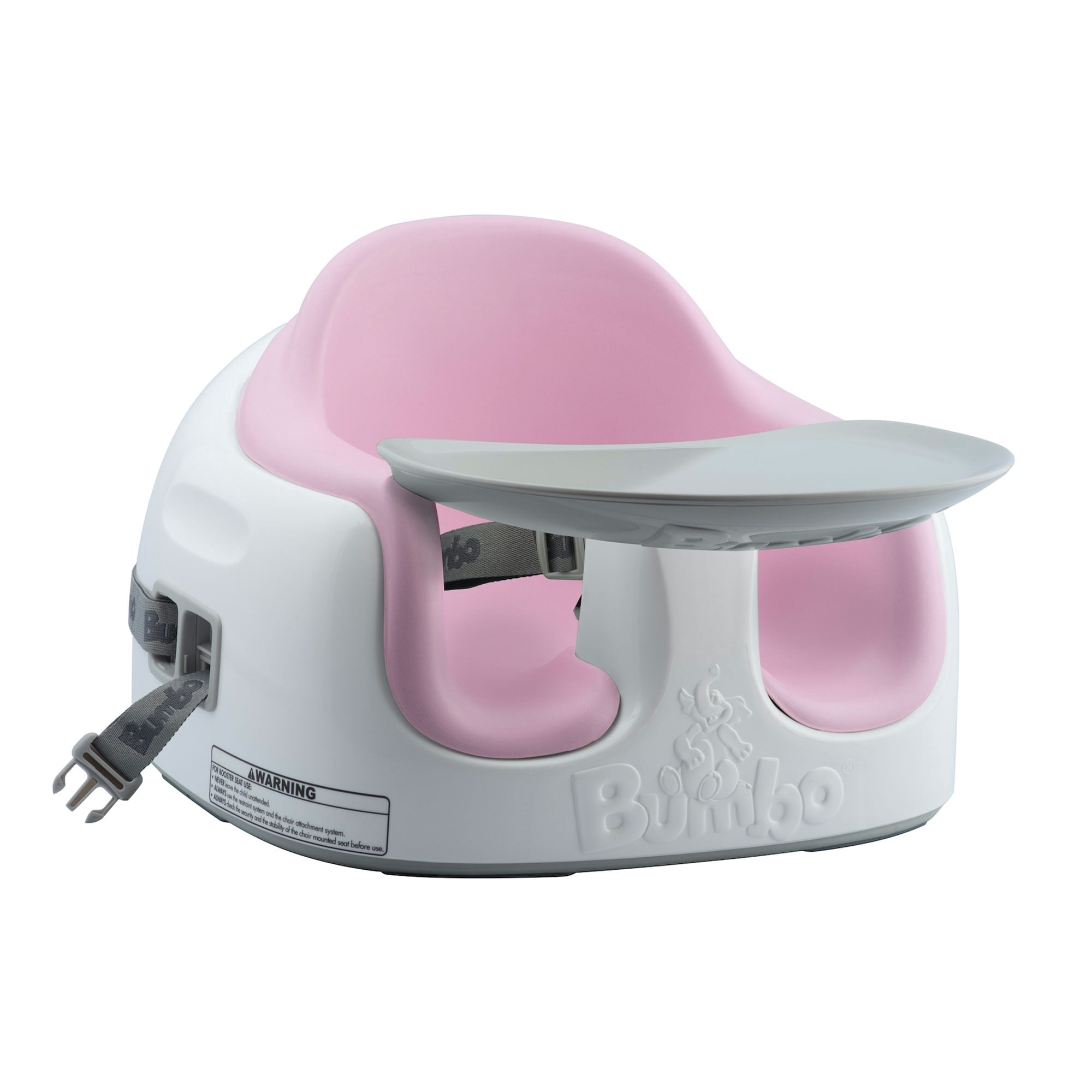 Bumbo Baby & Toddler Multi-Seat 3-in-1 Booster Seat/High Chair, Cradle Pink