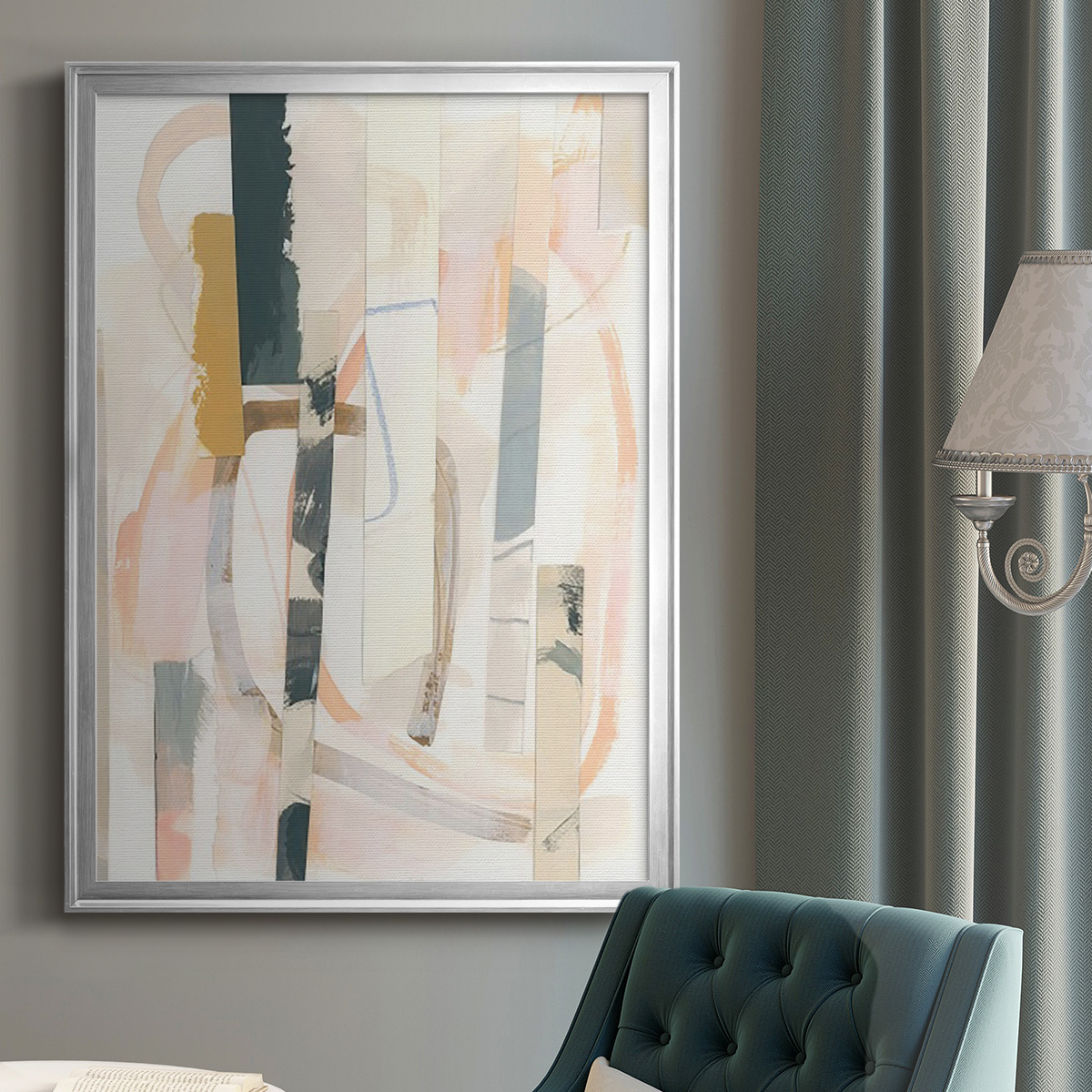 Melon Litmus II Premium Framed Print, in Gold, Black, or Silver - Ready to Hang