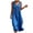Dark Blue, variant on Linfrsh Women Cotton Linen Blended Dress With A V Neck Backless Casual And Elegant.Loose Fitting Breathable Bohemian Dress(Green,3XL)