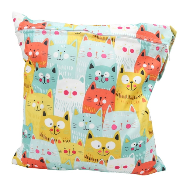 Bolsa húmeda reutilizable, bolsa de pañales de tela para bebé, organizador de pañales reutilizable para colgar, bolsas húmedas y secas, mayor durabilidad