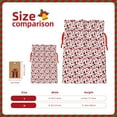 thumbnail image 3 of Fuzoiu Ladybugs 2 Print Christmas Gift Bag,Burlap Gift Bag with Drawstring Closure & Hang Tag,Perfect for Holidays, Birthdays, and Special Occasions-Small, 3 of 7