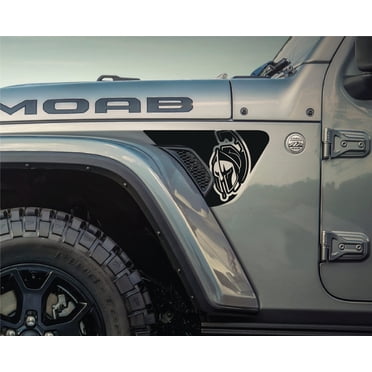 Distressed Fender Vent Flags Decals Compatible with Jeep Wrangler Gladiator Rubicon JL JT 2018 ...
