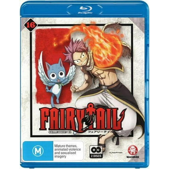 Fairy Tail - Collection 16 (Episodes 176-186) [ NON-USA FORMAT, Blu-Ray, Reg.B Import - Australia ]