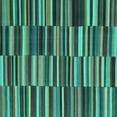 thumbnail image 1 of Ahgly Company Machine Washable Indoor Square Southwestern Turquoise Blue Country Area Rugs, 6' Square, 1 of 4