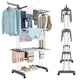 thumbnail image 1 of Tendedero Vertical Plegable 4 Niveles, para Ropa Airer de Metal Acero Inoxidable,Soportes Tendederos Portátil,Rack Retráctil para Ropa con Alas Laterales y Ruedas, 1 of 7