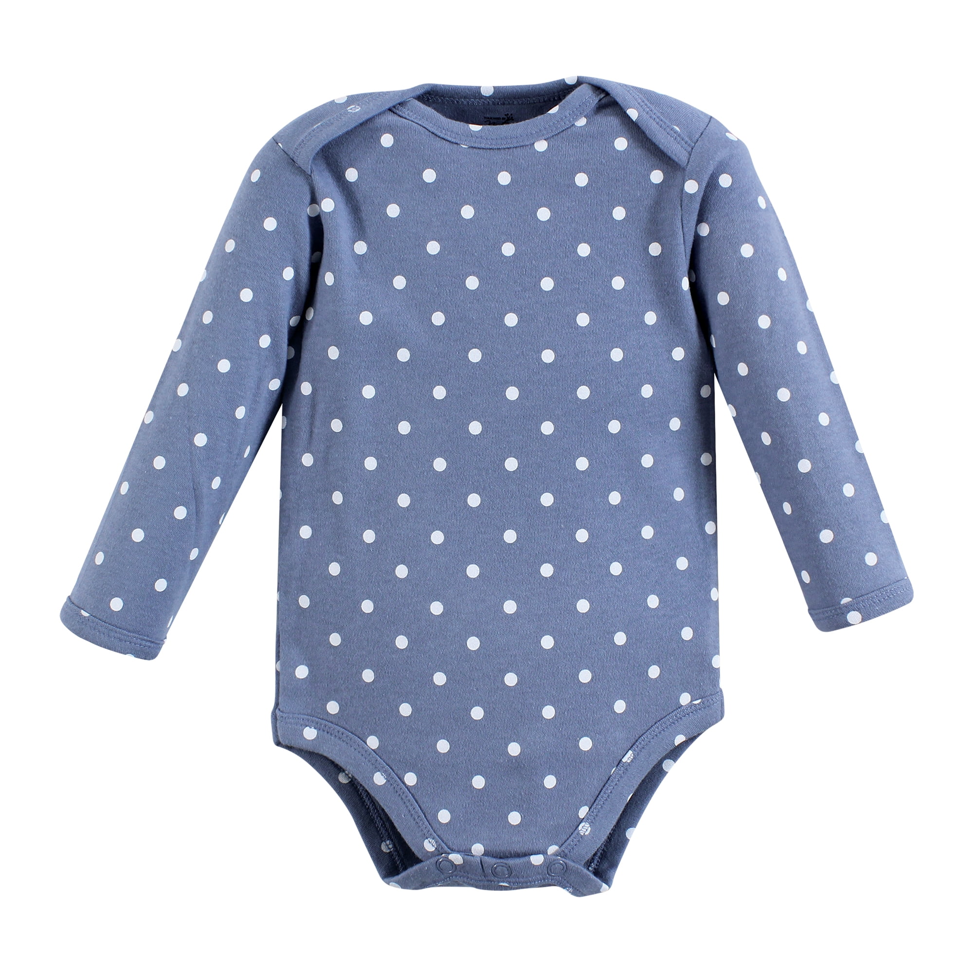 Touched by Nature Unisex Baby Organic Cotton Long-Sleeve Bodysuits, Bubblegum Floral, 18-24 Months