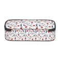 thumbnail image 5 of Uemuo Tulips Flowers Printed Large Pencil Case, Big Capacity Pencil Pouch Stationery Pen Bag, Storage High Capacity Bag Pouch Holder Box Organizer, Marker Pen Case, 5 of 9