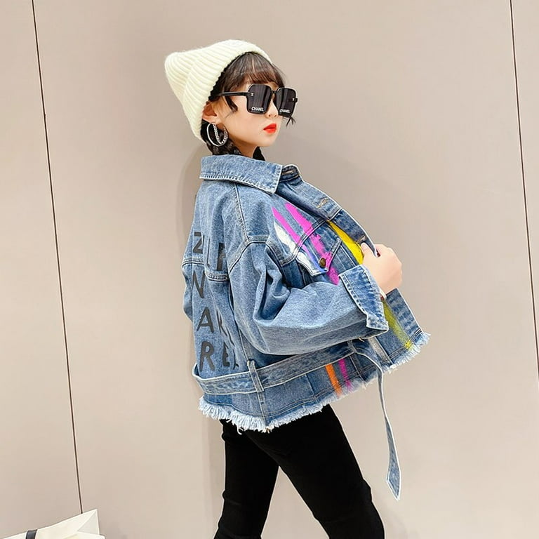 Denim coat deals for girls