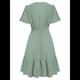 thumbnail image 1 of Vestido Corte A Escote en V Verde L, 1 of 10
