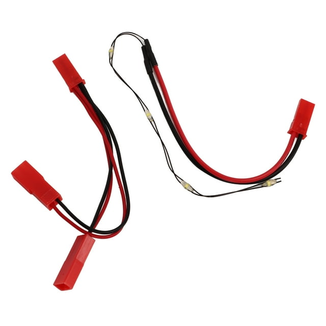 Modificaciones de iluminación de rejilla central frontal de control remoto, lámpara de 4LED, grupo de lámpara de actualización para coche de escalada YK4082 1/8 1/10 RC