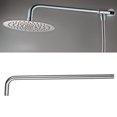 thumbnail image 2 of 24''(60cm) Stainless Steel Rainfall Shower Head Arm Round Wall Mounted Tube Rainfall Bracket Bathroom Home, 2 of 6