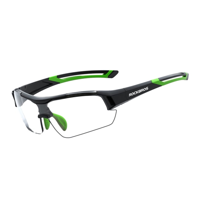 Gafas de Sol Fotocromáticas ROCKBROS UV400 para Ciclismo Negro Verde