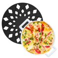 thumbnail image 3 of Washranp Silicone Trivet Mat,Heat Resistant Non-slip Modern Round Hollow Shape Hot Pads for Kitchen, 3 of 4