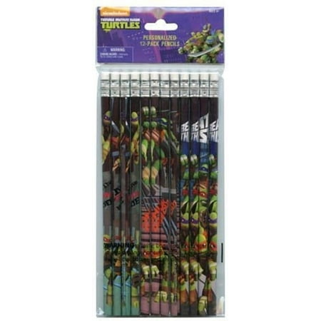 - Teenage Mutant Ninja Turtles Brown Wooden Pencils Pack of 12