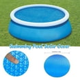 thumbnail image 4 of SUTENGDA 10 Ft Round Pool Cover  Solar Pool Cover for Above Ground Pools  with Drain Holes  for PVC Pool Covers  and Other Above Ground Swimming Pools (10 FT), 4 of 7