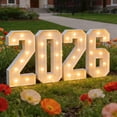 thumbnail image 6 of 3FT 91.5cm 2026 Light Up Numbers, Pre-Cut Marquee Numbers Graduation Decorations 2026, Illuminated Foam Marquee Numbers for Grad Party Decor,huge graduation decorations 2026, 6 of 9