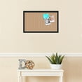 thumbnail image 3 of PinPix 24x14 Custom Cork Bulletin Board  Poster Board Has a Fabric Style Canvas Finish, Framed in Other, by ArtToFrames (PinPix-612), 3 of 5