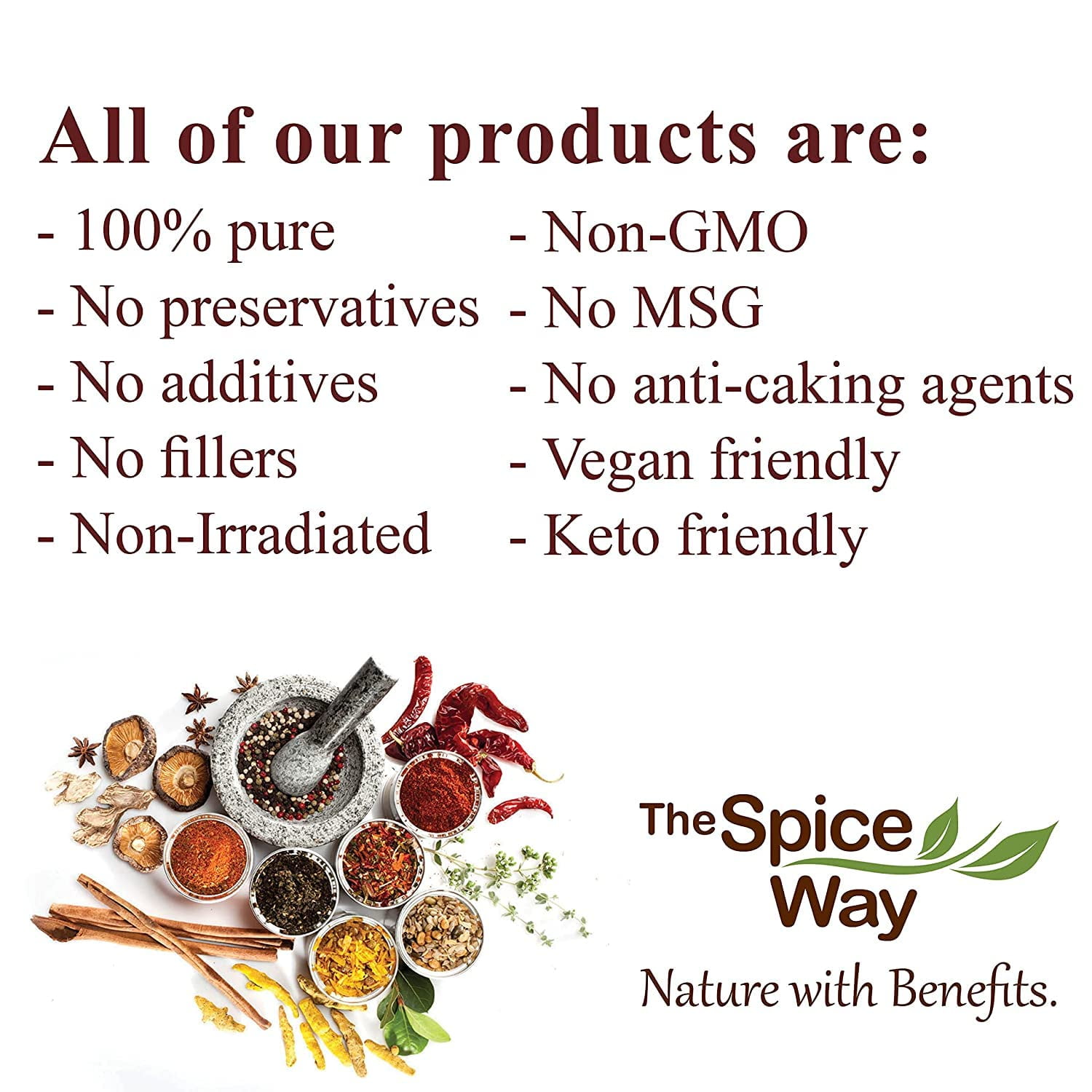 The Spice Way Crushed Red Pepper Flakes 32 oz - Hot Red Chili Pepper Flakes - All-Natural, and Preservative-Free.