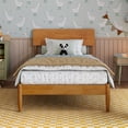 thumbnail image 3 of Bradford Twin Wood Platform Bed in Light Toffee, 3 of 11