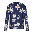 thumbnail image 5 of Blusas y camisas de manga larga con cuello redondo para hombre, estilo casual, cuello redondo, manga larga, estampado, blusa para hombre, 5 of 5