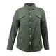 thumbnail image 3 of Chaqueta casual de moda para mujer con abrigo de costura de mezclilla con bolsillo de solapa Fridja po953, 3 of 4