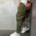 thumbnail image 3 of Aayomet Sweat Pants Men's NuBlend Joggers & Sweatpants,Green L, 3 of 4