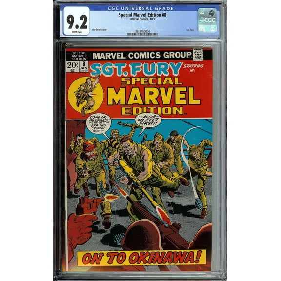 Special Marvel Edition #8 - CGC 9.2 Comic Book