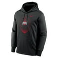 thumbnail image 2 of Men's Nike Black Ohio State Buckeyes Icon Football Performance Pullover Hoodie, 2 of 3