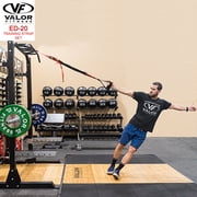 Valor Fitness Adjustable Bodyweight Suspension Strength Training Resistance Straps With Storage Bag - Portable VFX Full Body Home Gym Workout
