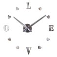 thumbnail image 1 of Personalidad europea y americana DIY Espejo súper grande Reloj de pared 3D simple Reloj adhesivo de pared creativo Reloj de espejo acrílico Eva Plata JM, 1 of 2