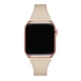 thumbnail image 2 of WFEAGL Leather Band for iWatch Apple Watch Band 38mm 40mm Ivory/Rose Gold, 2 of 6