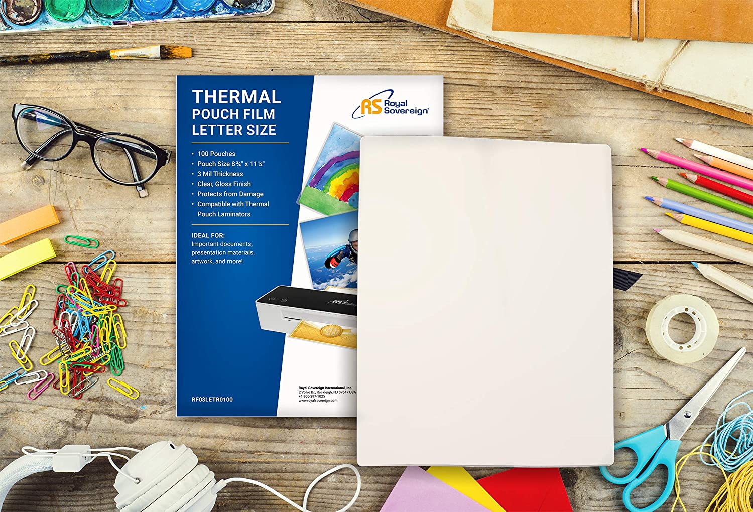 Royal Sovereign 3 Mil Thermal Pouch Film