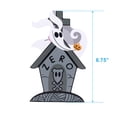 thumbnail image 5 of Disney The Nightmare Before Christmas Jack Skellington Tabletop Decoration, MDF, 4 inches Wide x 6.75 inches High, Black, Orange, White, 5 of 7