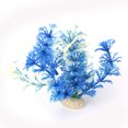 thumbnail image 2 of Planta Rio Artificial Hierba Tanque Peces Colores () Aqua Blue, 2 of 8