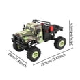 thumbnail image 3 of Coche de juguete RC Crawler,Coche teledirigido todoterreno a escala 1:18,Camión monstruo de carreras con control remoto y tracción en las cuatro ruedas,Modelo de juguete de vehículos, 3 of 10