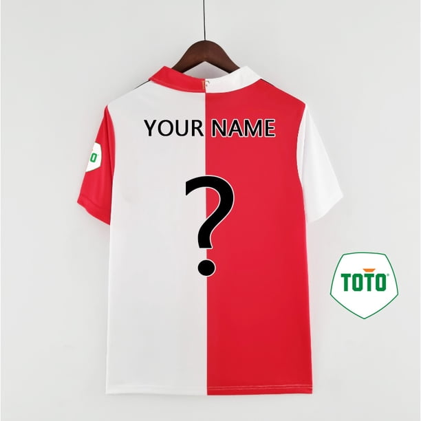 Feyenoord home 22/23 Fans Versión jersey kit S-4XL : Puede Agregar Su Nombre Y Número