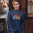 thumbnail image 4 of Dazzling Girl Sweatshirt Blessed and Lucky Cowgirl Cute South Vintage Retro American Heritage Tradition Crewneck, 4 of 7
