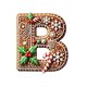thumbnail image 1 of 26 Adornos Con Letras Del Alfabeto Para El Árbol De Navidad. Colgante Con Letra Inicial M Y Diseño De Bayas. Mini Adornos Colgantes Para Fiestas Diy., 1 of 2