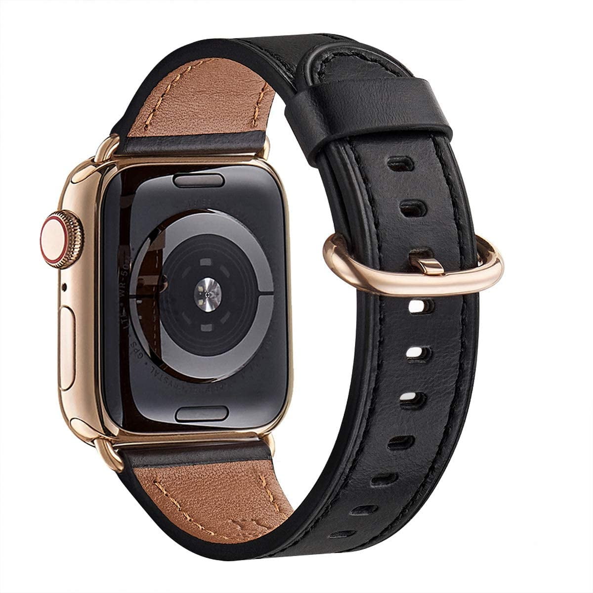 WFEAGL Compatible with i-Watch band 38mm 40mm, Top Grain Leather Band with  Gold Adapter (the Same as Series 5/4 | Walmart Canada