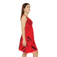 thumbnail image 6 of Effete Feline Claw Marks Scratch Women Skater Dress (AOP), 6 of 6