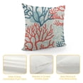 thumbnail image 4 of GOSMITH  Outdoor Throw Pillow Cover Red Pink and Mint Corals Tropical Reef Nautical Decorative Pillows Farmhouse Cushion Cases Home Decor for Couch, 4 of 5