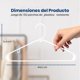 thumbnail image 2 of Ganchos de Plastico Premium SereneLife, Antideslizantes, Ahorradores de Espacio, Duraderos y Resistentes, para Camisas, Suéteres, Sudaderas, Abrigos, Pantalones y Vestidos, Blanco, Pack 150, 2 of 7