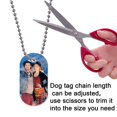 thumbnail image 5 of 45 piezas Sublimación Etiqueta de perro en blanco Aluminio Blanco Sublimación Estampado Etiqueta Colgantes Doble cara Estampado en blanco Etiquetas de metal Etiquetas de mascotas personalizadas Oval, 5 of 5