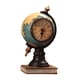 thumbnail image 4 of Reloj de escritorio con forma de globo terráqueo, reloj de mesa, adorno decorativo de arte coleccionable Azul, 4 of 9