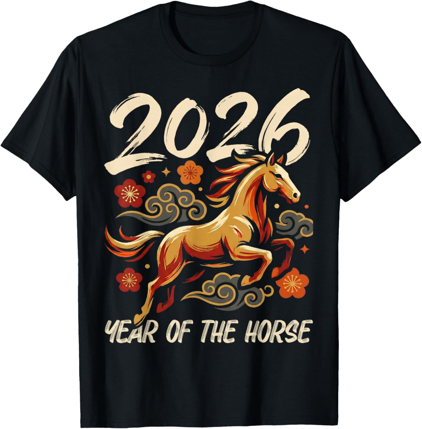 ALVORD Chinese New Year Lunar Year Of The Horse 2026 T-Shirt Unisex S ...