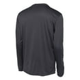 thumbnail image 6 of Yellow Rooster Men's Tall Long Sleeve PosiCharge Competitor Tee Iron Grey XLT, 6 of 6