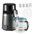 thumbnail image 1 of KFFKFF Water Distiller, 4L 1.1 Gallon Pure Water Purifier Filter For Home Table Countertop, 1750W Distilled Maker, Grey, 1 of 9